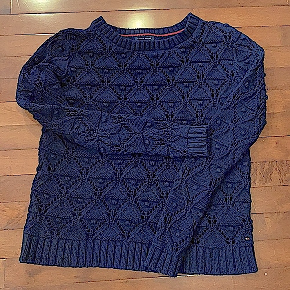 🌹Tommy Hilfiger Navy Blue Sweater